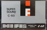 Compact Cassette Super Sound 90 Type I Normal 1981 Hong Kong