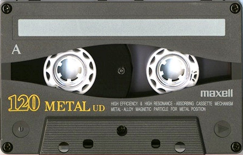 Compact Cassette Maxell Metal UD 120 "MUD-120J" Type IV Metal 1995 Japan