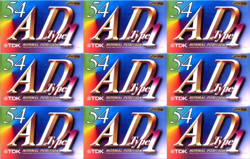 Compact Cassette: TDK  - AD1 54