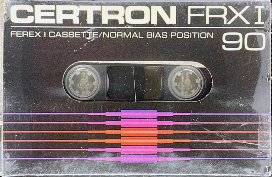 Compact Cassette Certron Ferex 90 "FRX I" Type I Normal 1976 USA