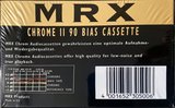 Compact Cassette MRX 90 Type II Chrome Europe