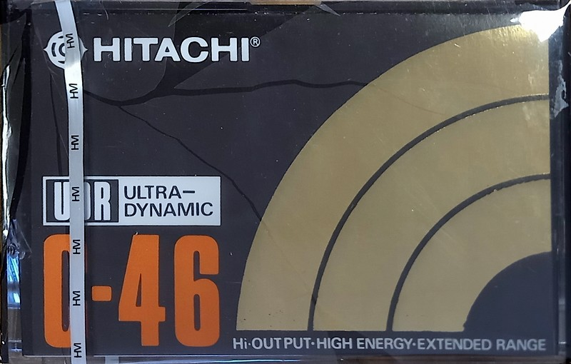 Compact Cassette Hitachi UDR 46 Type I Normal 1974 Japan