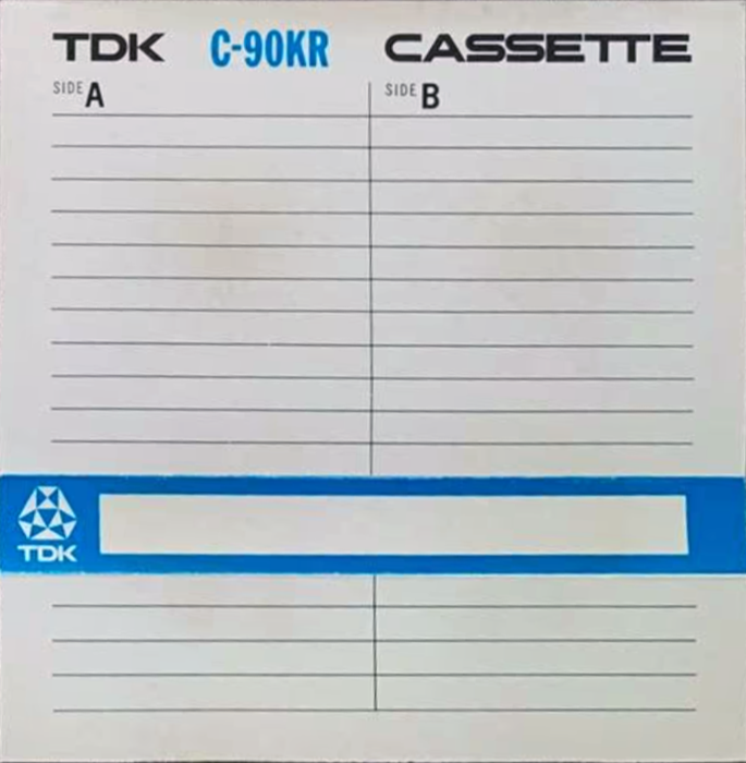 Compact Cassette TDK KR Krom 90 Type II Chrome 1972 USA