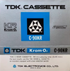 Compact Cassette TDK KR Krom 90 Type II Chrome 1972 USA