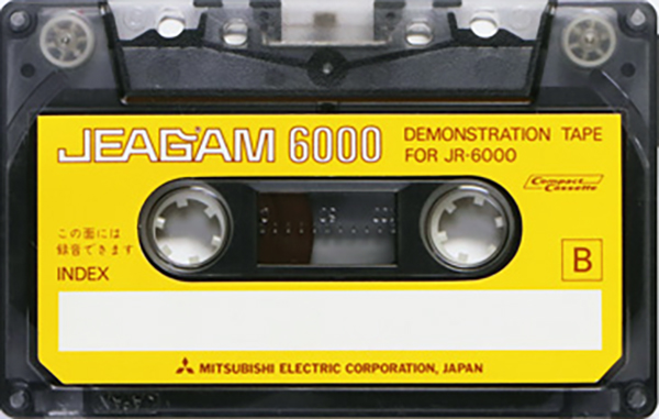 Compact Cassette Mitsubishi / Mitsubishi Electric "for JEAGAM JR-600" Demonstration Tape 1975 Japan