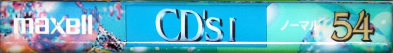 Compact Cassette Maxell CD`s I / CD`s 1 54 "CDS1-54G" Type I Normal 1994 Japan