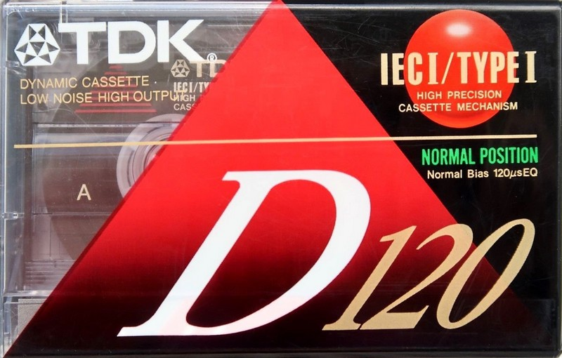 Compact Cassette TDK D 120 Type I Normal 1992 Europe