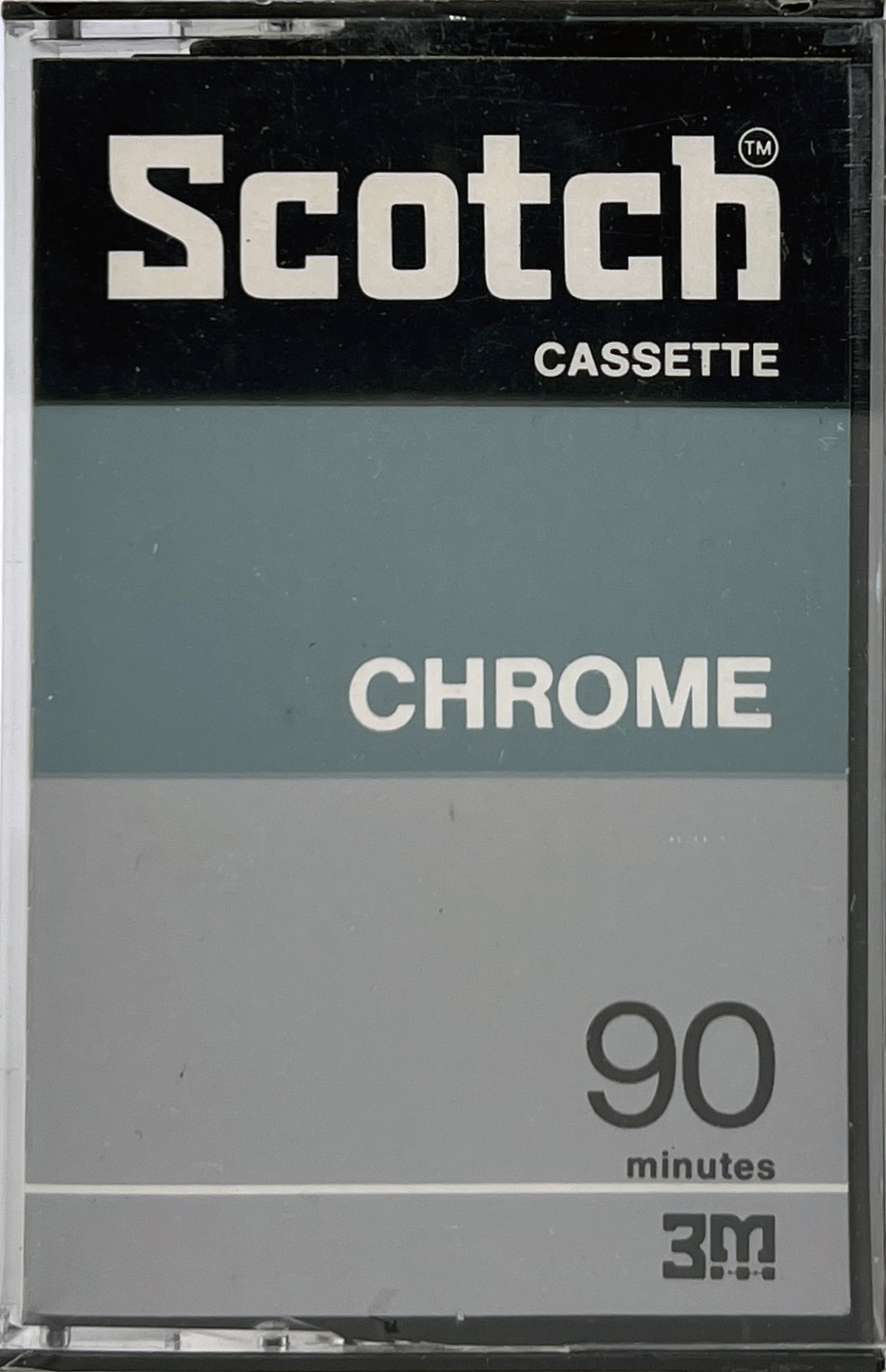 Compact Cassette Scotch Chrome 90 Type II Chrome 1975 Europe
