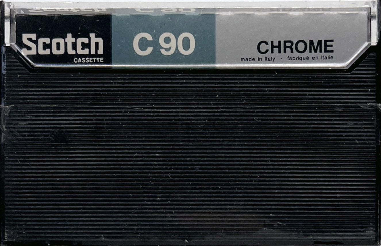 Compact Cassette Scotch Chrome 90 Type II Chrome 1975 Europe