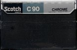 Compact Cassette Scotch Chrome 90 Type II Chrome 1975 Europe