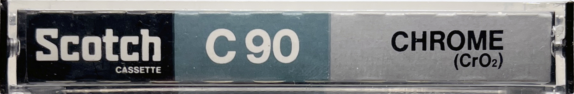 Compact Cassette Scotch Chrome 90 Type II Chrome 1975 Europe