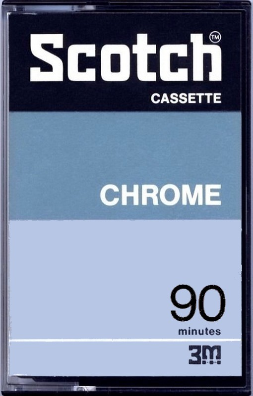 Compact Cassette Scotch Chrome 90 Type II Chrome 1975 Europe