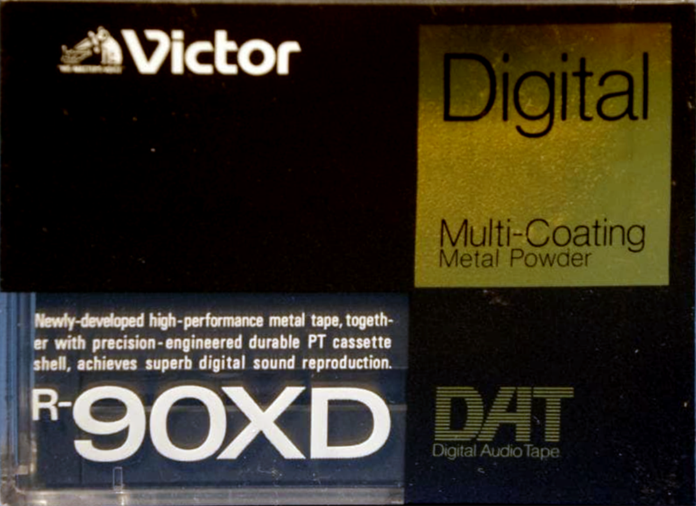 Digital Audio Tape Victor R-XD 90 Type IV Metal 1990 Japan
