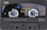Compact Cassette AXIA Be 2 50 "BE2A 50" Type II Chrome 1996 Japan