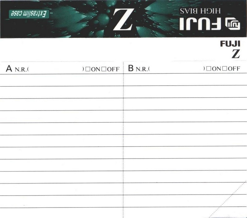 Compact Cassette Fuji Z 90 Type II Chrome 1995 North America