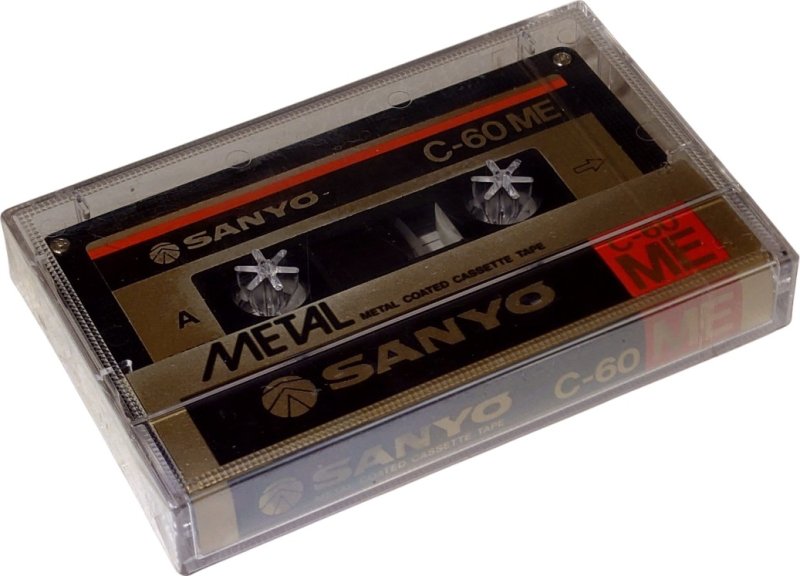 Compact Cassette Sanyo ME 60 Type IV Metal Japan