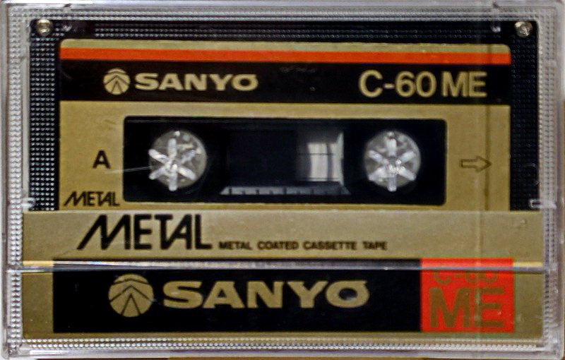 Compact Cassette Sanyo ME 60 Type IV Metal Japan