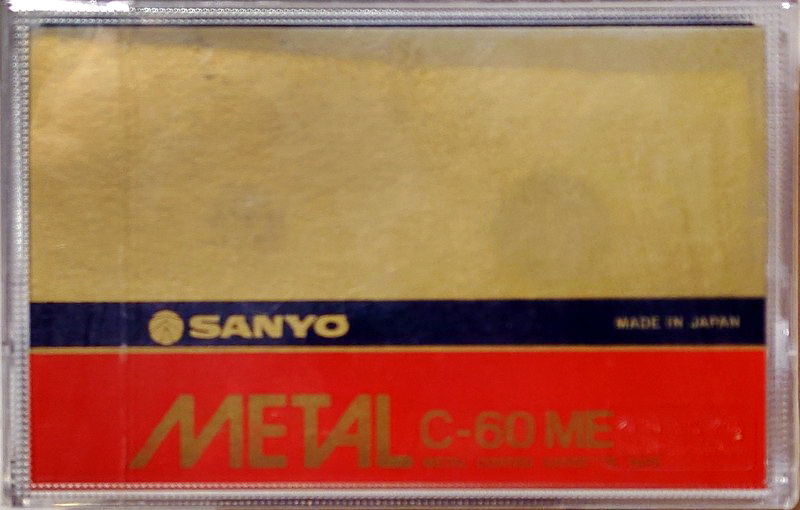 Compact Cassette Sanyo ME 60 Type IV Metal Japan