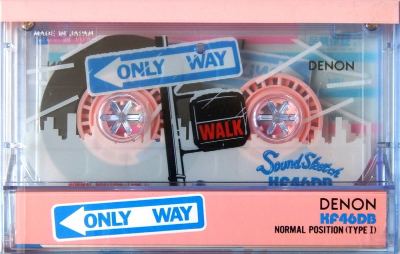 Compact Cassette Denon KF 46 "Sound Sketch Only Way KF46DB" Type I Normal 1986 Japan