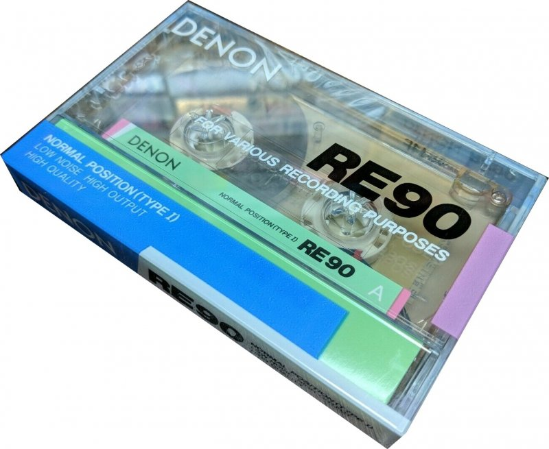 Compact Cassette Denon RE 90 Type I Normal 1987 Japan