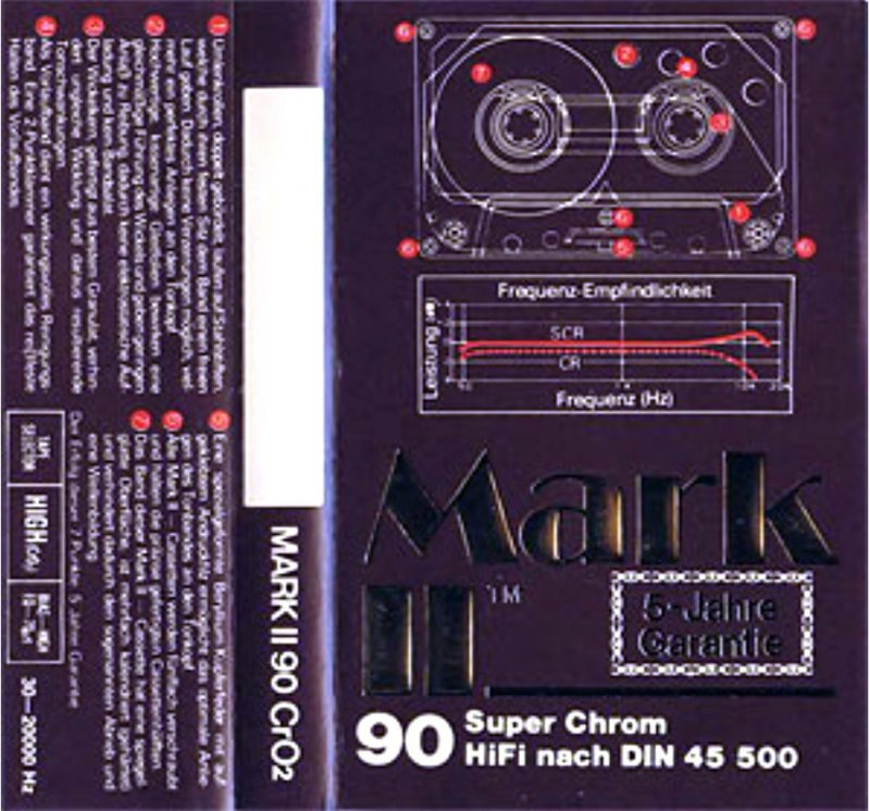 Compact Cassette: Unknown Mark II -  90