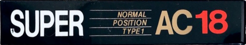 Compact Cassette Super AC 18 Type I Normal Japan