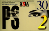 Compact Cassette AXIA PS-II / PS-2 30 "PS2G 30" Type II Chrome 1995 Japan