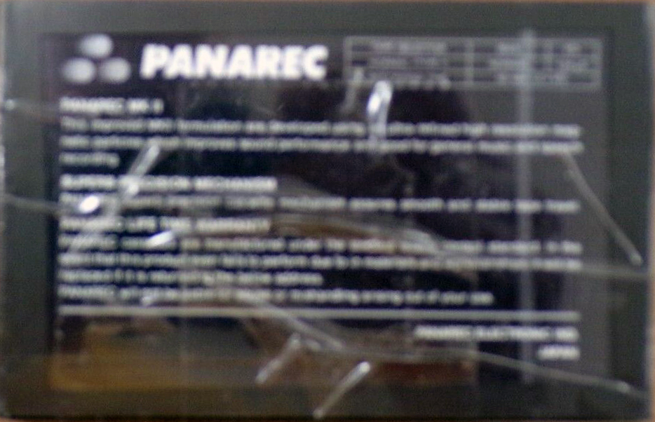 Compact Cassette Panarec 90 "MK II" Type I Normal Indonesia