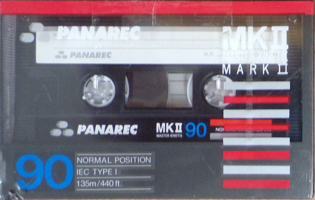 Compact Cassette Panarec 90 "MK II" Type I Normal Indonesia