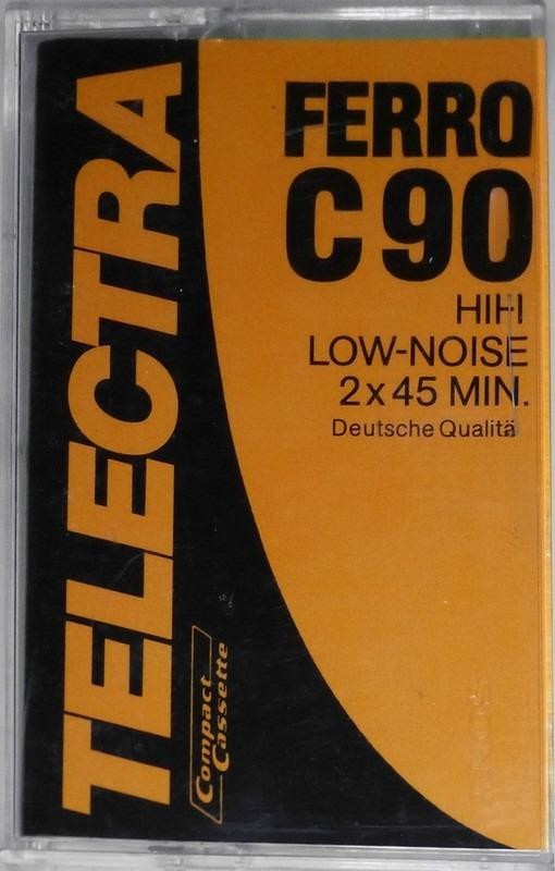 Compact Cassette Telectra 90 Type I Normal 1981 Germany