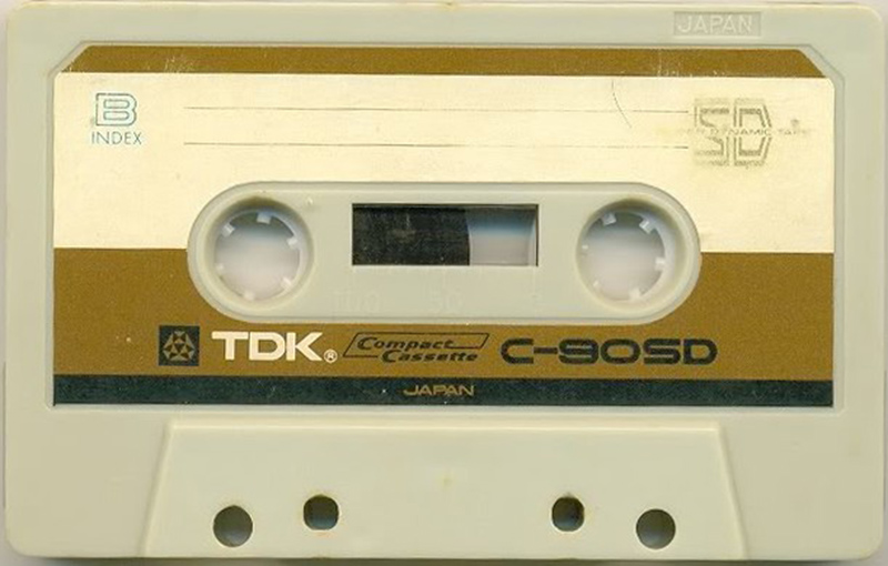 Compact Cassette TDK SD 90 Type I Normal 1970 Europe