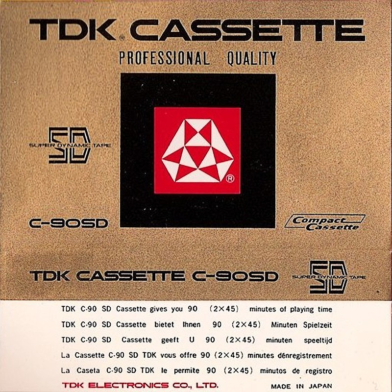 Compact Cassette: TDK  - SD 90