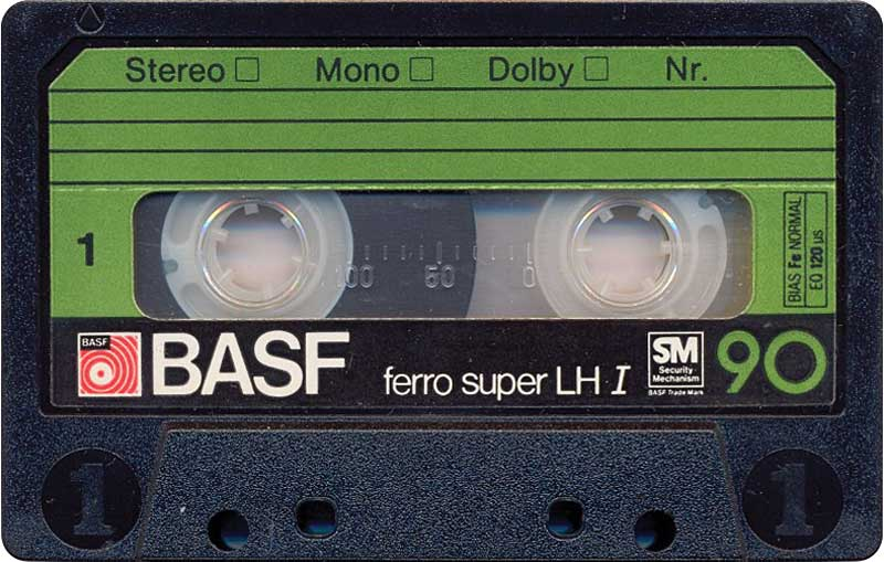 Compact Cassette: BASF  - Ferro Super LH I 90