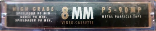 Video8, Hi8, Digital8 Hema 90 "P5-90MP" Type IV Metal Europe