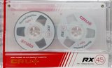 Compact Cassette CRUX RX 45 "tape by TDK" Type I Normal 2023 Worldwide