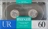 Compact Cassette Maxell UR 60 Type I Normal 1988 USA