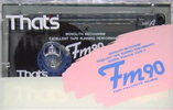 Compact Cassette Thats FM 90 Type I Normal 1987 Japan