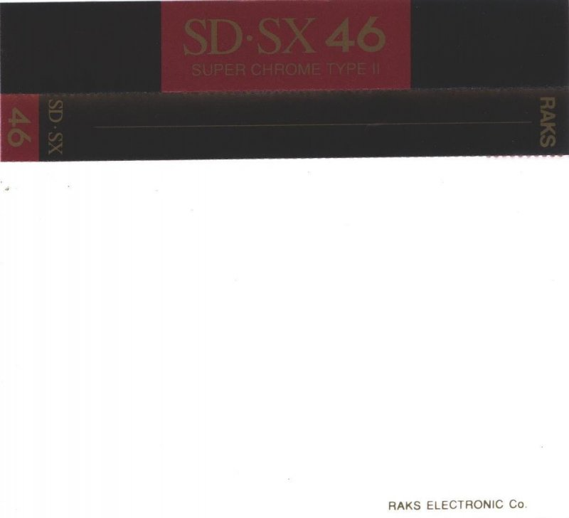 Compact Cassette: RAKS  - SD-SX 46