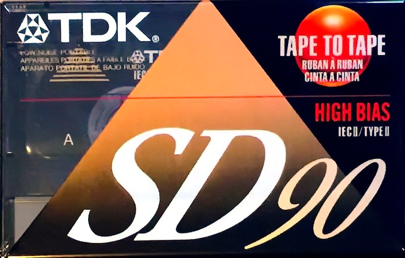 Compact Cassette TDK SD 90 Type II Chrome 1992 North America