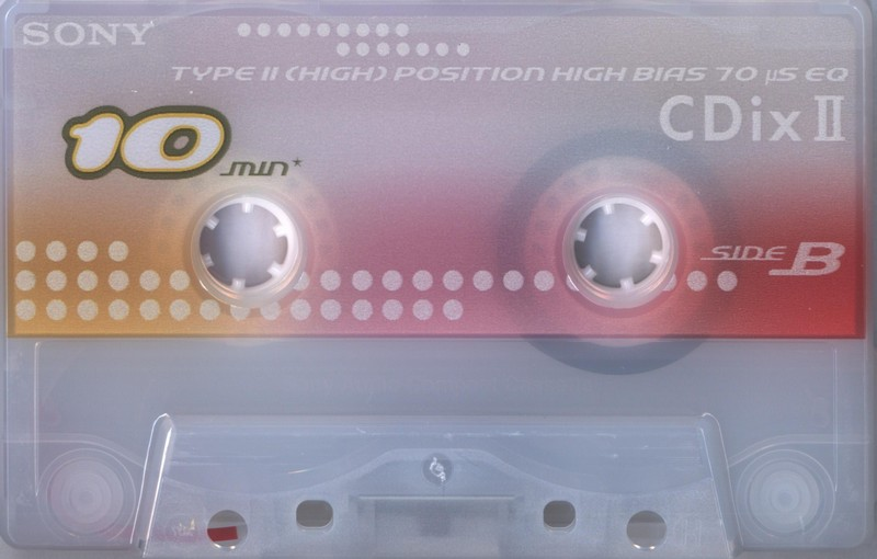 Compact Cassette: Sony  - CDix II 10