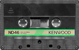 Compact Cassette Kenwood ND 46 Type I Normal 1985 Japan