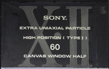 Compact Cassette Sony XII 60 Type II Chrome 1991 Japan