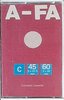 Compact Cassette A-FA 60 Type I Normal Unknown Country