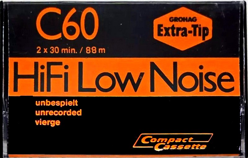 Compact Cassette Grohag 60 "Extra-Tip" Type I Normal Unknown Country