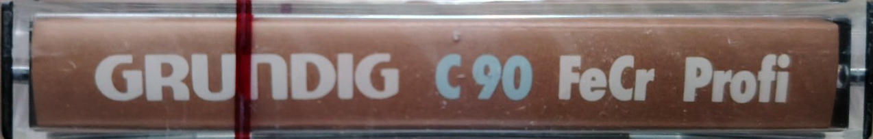 Compact Cassette Grundig Profi-Cassette 90 Type III Ferro Chrome 1976 Germany