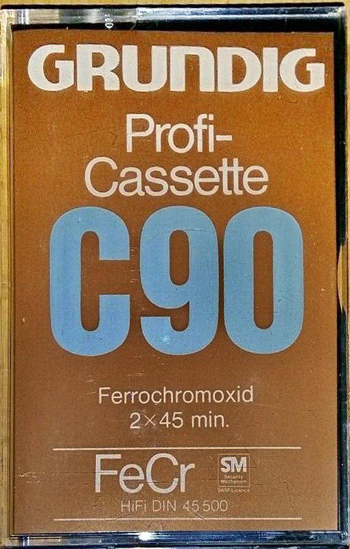 Compact Cassette: BASF Grundig - Profi-Cassette 90