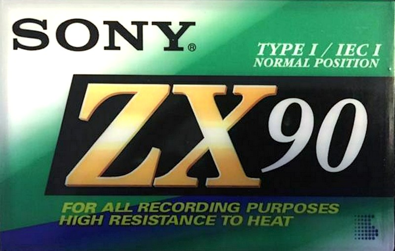 Compact Cassette Sony ZX 90 Type I Normal 1992 Europe