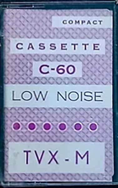 Compact Cassette TVX-M 60 Type I Normal Unknown Country