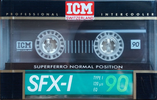 Compact Cassette ICM SFX-I 90 Type I Normal 1990 Europe