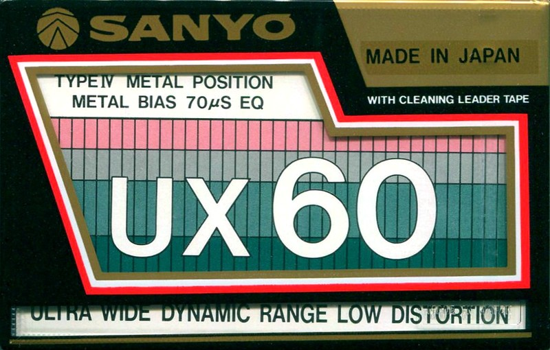 Compact Cassette:  Sanyo - UX 60